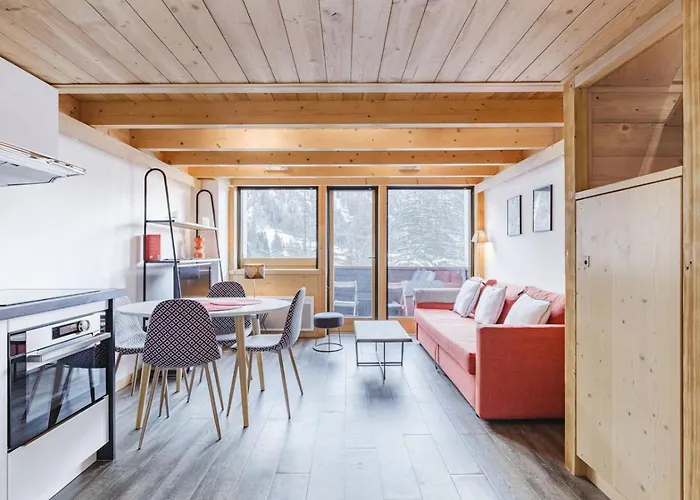 Grand Roc - Cosy Duplex Grands Montets Balcon Vue Parking * 霞慕尼