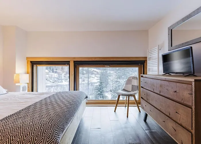 Grand Roc - Cosy Duplex Grands Montets Balcon Vue Parking 公寓