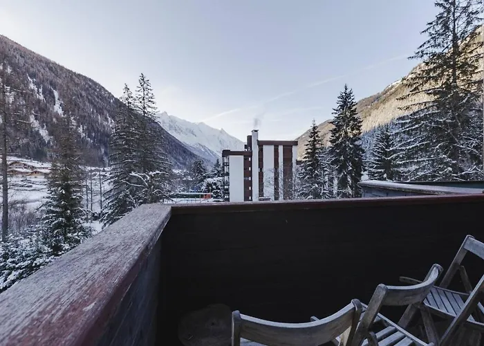 公寓 Grand Roc - Cosy Duplex Grands Montets Balcon Vue Parking