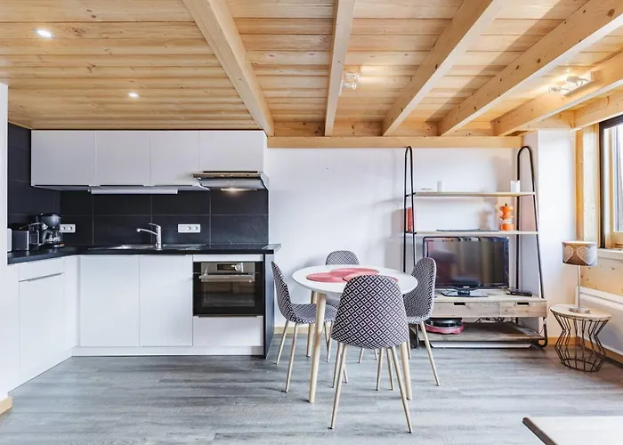 Appartement Grand Roc - Cosy Duplex Grands Montets Balcon Vue Parking