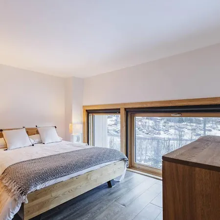 Appartement Grand Roc - Cosy Duplex Grands Montets Balcon Vue Parking